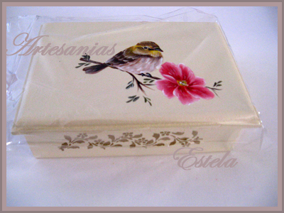 Cajas de madera pintura decorativa