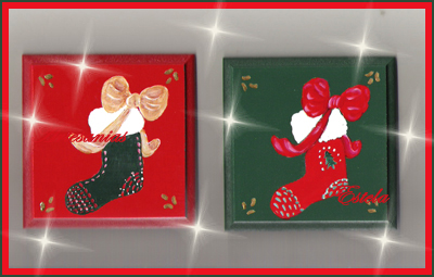 Cajas para bombones decoradas para navidad