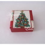 Cajas de madera decoradas con decoupage para navidad