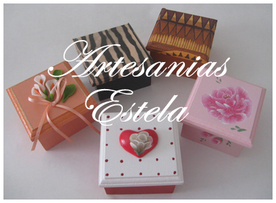 Cajas Artesanales Decoradas Para Bombones Pintadas Totalmente A Mano