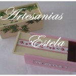 Cajas Artesanales Decoradas Tapa Corrediza Para Bombones y/o Caramelos