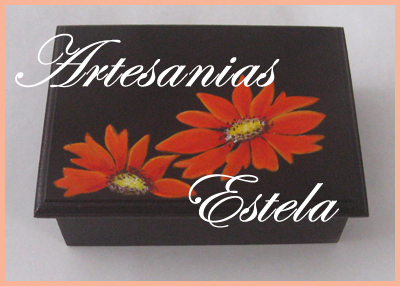 Cajas Artesanales Decoradas Para Bombones Pintadas Totalmente A Mano