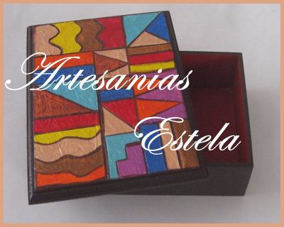 Cajas Artesanales Decoradas Para Bombones Pintadas Totalmente A Mano