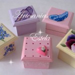 Cajas Artesanales Decoradas Para Bombones Pintadas Totalmente A Mano