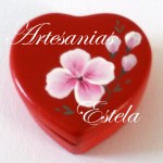 Cajitas corazón de bizcocho cerámico