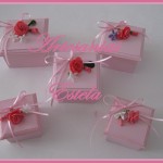 Cajas Artesanales Para Bombones Decoradas Con Flores De Porcelana