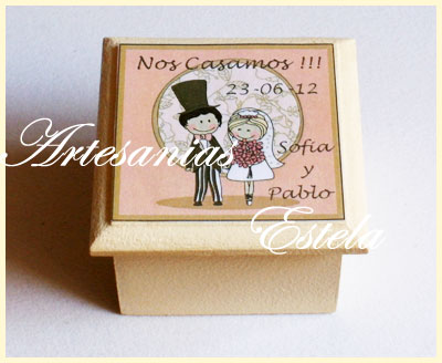 Cajitas Para Bodas Casamientos Personalizadas