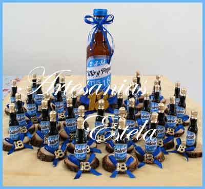 Souvenirs Botellitas De Cerveza Personalizadas