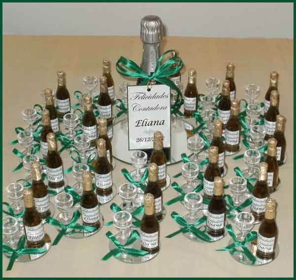 Souvenirs Botellitas De Champagne Personalizadas