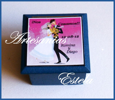 Souvenirs Para Casamientos---Bodas Cajitas Personalizadas