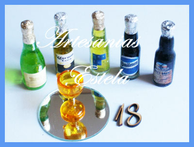 Souvenirs Para Cumpleaños De Adultos-Souvenirs Para-Cumpleaños de 18 Años---Botellitas Personalizadas