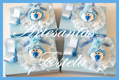 Souvenirs Para Baby Shower Artesanias Estela