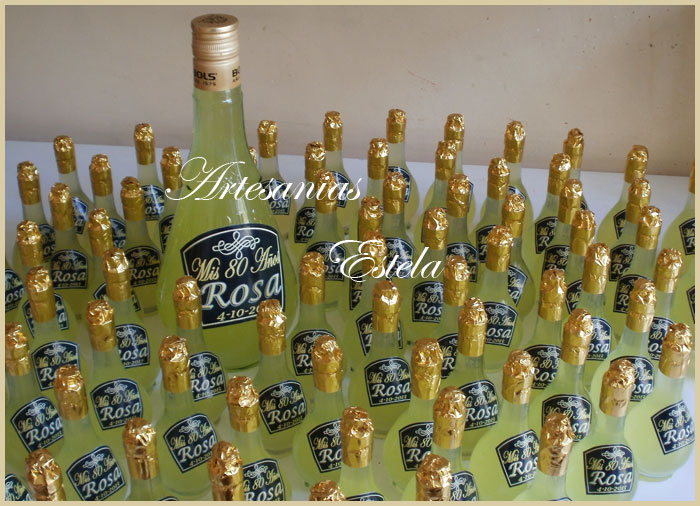 Souvenirs Botellitas De Licor Lemoncello Personalizadas