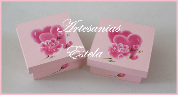 Cajas Pintadas Para El Dia De San Valentin