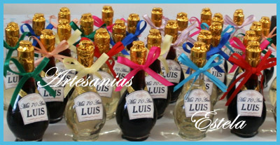 Souvenir Botellitas De Vino Personalizadas