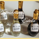 Souvenir Botellitas De Vino Personalizadas