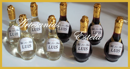 Souvenir Botellitas De Vino Personalizadas