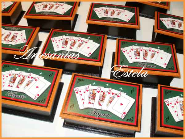 Souvenirs Cajas Para Cartas - Naipes