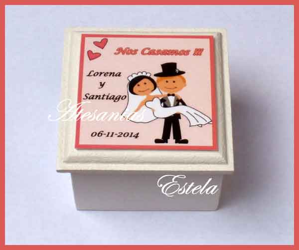 Souvenirs Para Casamientos---Bodas Cajitas Personalizadas
