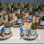 Souvenirs 50 Años – Mini Botellitas De Champagne Personalizadas