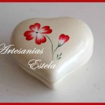 Souvenirs 50 Años – Cajitas Corazon  De Ceramica