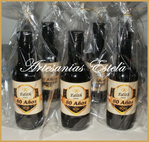 Botellitas De Vino Personalizadas