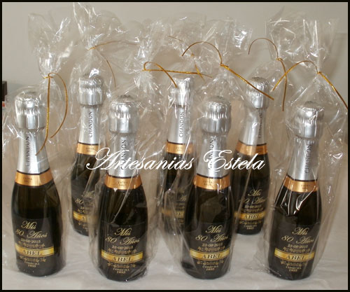 Botellitas De Champagne Personalizadas