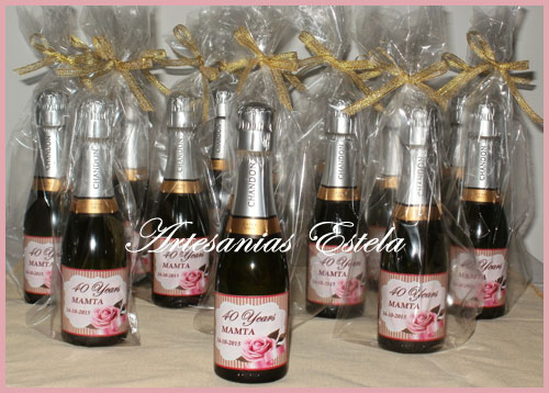 Botellitas De Champagne Personalizadas