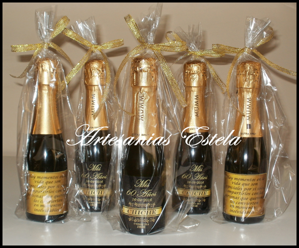 Botellitas De Champagne Personalizadas