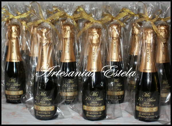 Botellitas De Champagne Personalizadas