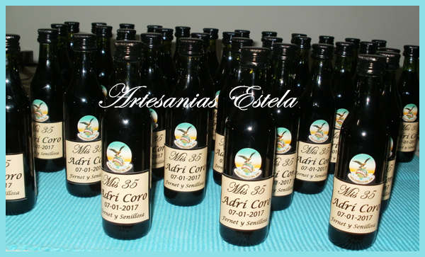 Botellitas De Fernet Personalizadas