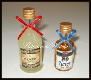 Botellitas De Licor Personalizadas