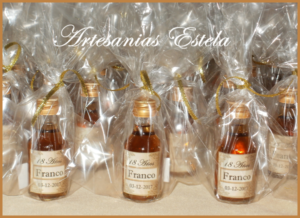 Botellitas De Licor Personalizadas