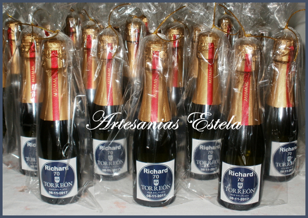 Botellitas De Champagne Personalizadas