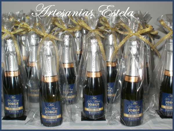 Botellitas De Champagne Personalizadas