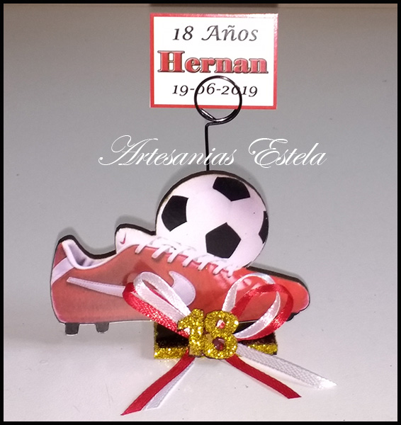 15 Llavero Futbol Pelota Botin Cumpleaños Fiesta Souvenir