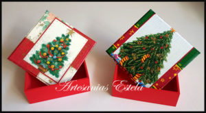 Cajas Para Bombones Navidad