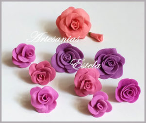 Rosas de Porcelana - Artesanias Estela