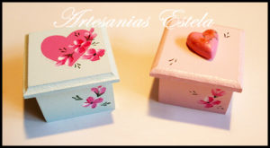 Cajas Decoradas San Valentín