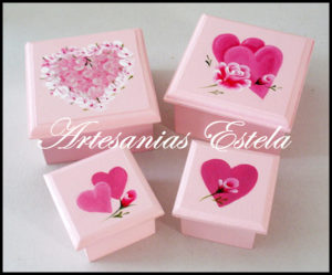 Cajas Decoradas San Valentín