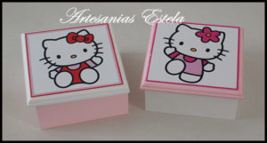 Cajas De Madera Hello Kitty