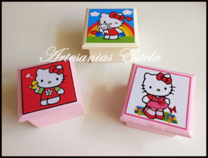 Cajas De Madera Hello Kitty