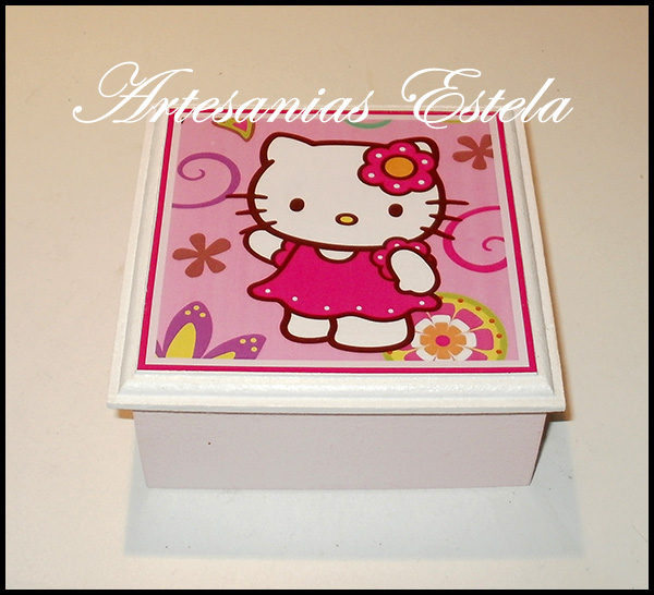 Cajas De Madera Hello Kitty