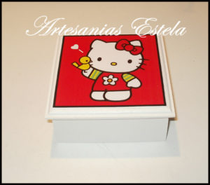 Cajas De Madera Hello Kitty