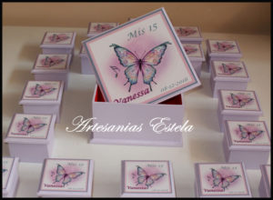 Souvenirs Cajitas Con Mariposas