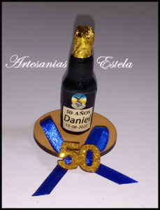 Souvenirs Cumpleaños Botellitas Personalizadas Fernet Branca