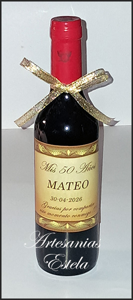 Souvenir Vinos Personalizados